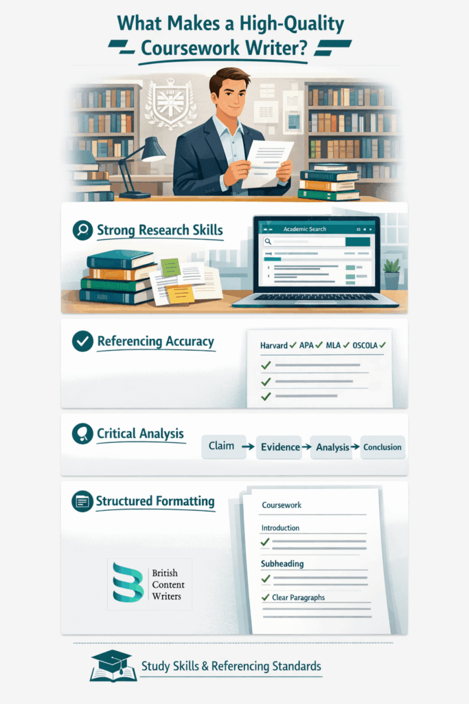 What Makes a High-Quality Coursework Writer?