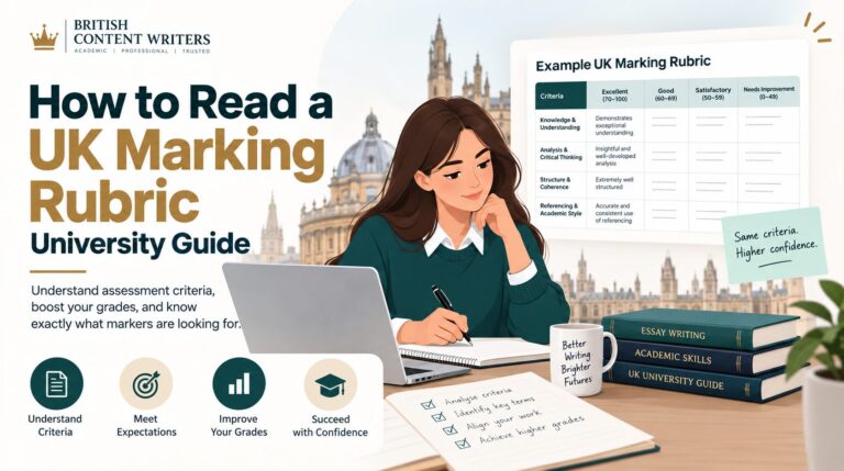 How to Read a UK Marking Rubric University Guide