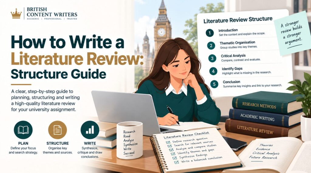 How to Write a Literature Review: Structure Guide