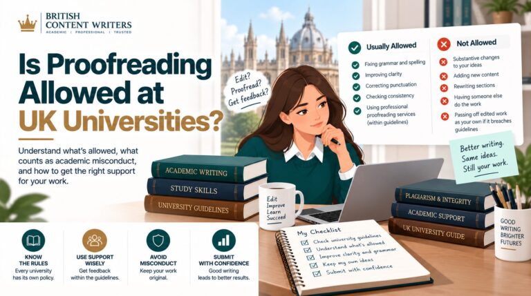 Is Proofreading Allowed at UK Universities?