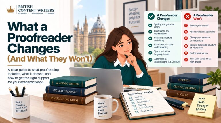What a Proofreader Changes (And What They Won't)